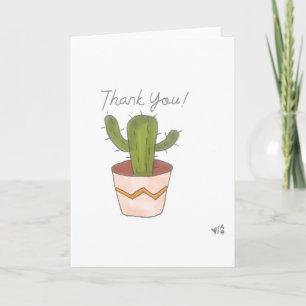 Bedankt Cactus 3 Kaart