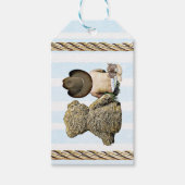Bedankt Cadeau Label Cowboy en Teddy Bear Theme Cadeaulabel (Voorkant)