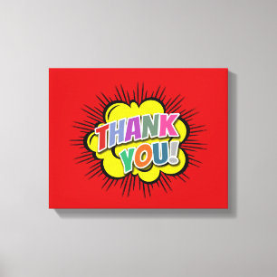 Bedankt Canvas Afdruk