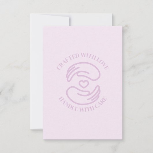 Bedankt Card Craft met liefde (Voorkant)