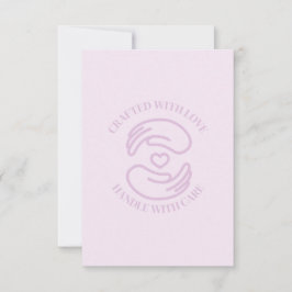 Bedankt Card Craft met liefde