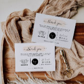 Bedankt Card, DIY Marketing Kaarten Design,