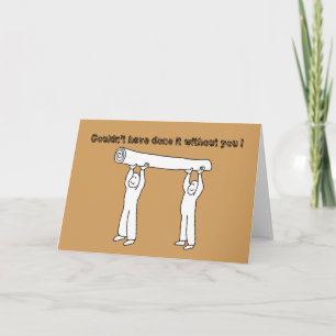 Bedankt Card voor alles wat je doet.