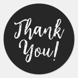 Bedankt Circle Ronde Sticker