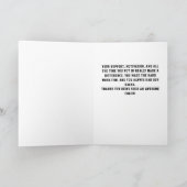 Bedankt Coach Kaart met Team Naam Foto (Binnen)