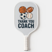 Bedankt Coach Pickleball Paddle – Sportcadeau (Voorkant)