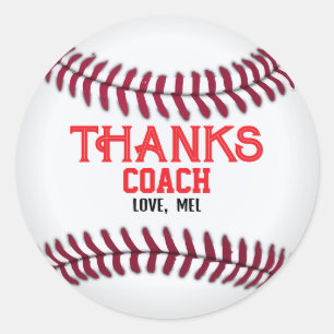 Bedankt Coach van Ronde Sticker