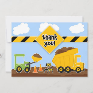 Bedankt Constructions Trucks Flat Kaart