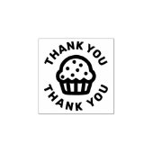 BEDANKT CUPCAKE RUBBEREN STEMPEL (Afrduk)