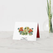 Bedankt Custom  Poppy en Cornflowers (Achterkant)