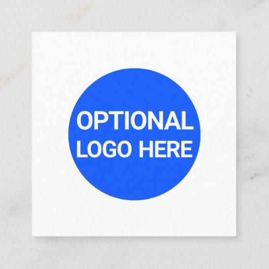 Bedankt Customer Appreciation Discount Kaart Vierkante Visitekaartje (Achterkant)