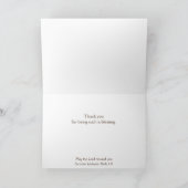 Bedankt Cute Australian Kangaroo Animal & Scriptin Kaart (Binnen)