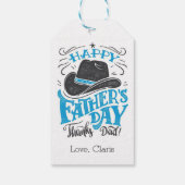 Bedankt Dad Vaderdag Gift Label Cadeaulabel (Achterkant)