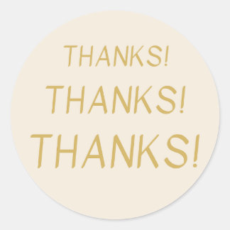 Bedankt! Dank u, sticker