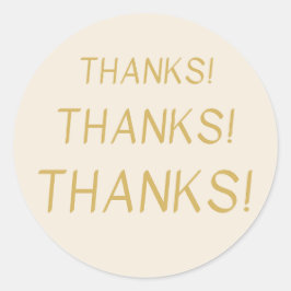 Bedankt! Dank u, sticker