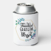 Bedankt, dankbaar en gebufferd blikjeskoeler (Blikje Achterkant)