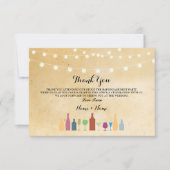 Bedankt dat de kaarten de borden met de  lantaarns (Voorkant)