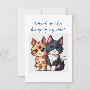 Bedankt dat je aan mijn zijde bent