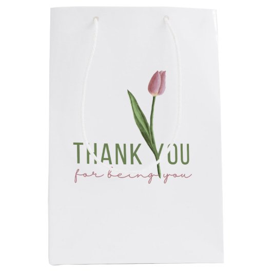 Bedankt dat je cadeauzak bent medium cadeauzakje (Voorkant)