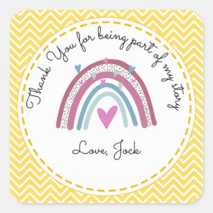 Bedankt dat je deel uitmaakt van mijn verhaalleraa vierkante sticker