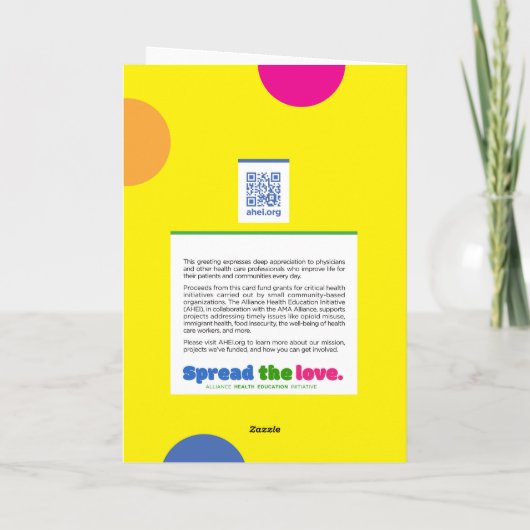 Bedankt dat je een geweldige arts bent (Achterkant)