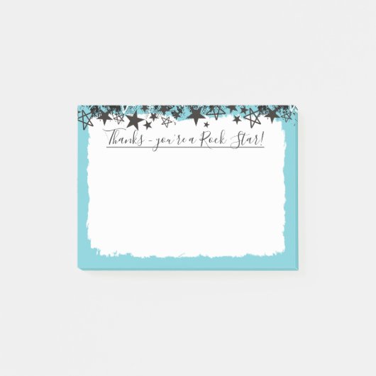 Bedankt dat je een rockster-werknemer herkent post-it® notes (Voorkant)