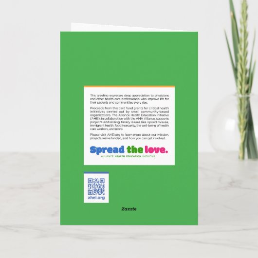 Bedankt dat je een uitstekende dokter bent (Achterkant)