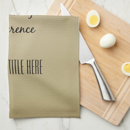 Bedankt dat je een verschil hebt gemaakt theedoek (Quarter Fold)