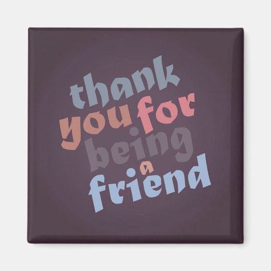 Bedankt dat je een Vriend Magneet bent (Voorkant)