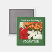 Bedankt dat je een VRIJWILLIGE magneet cadeau Tuli (Voorkant / Achterkant)