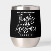 Bedankt dat je geweldig bent! Wereld Compliment Da (Achterkant)