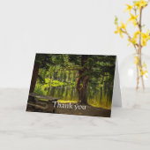 Bedankt dat je Geweldige Lake Trees Wilderness Par Kaart (Gele Bloem)