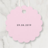 Bedankt dat je haar met Label met liefdescadeaus h (Achterkant)