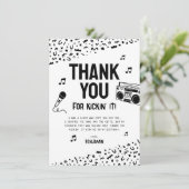 Bedankt dat je het met me aangooide 90s Hip Hop (Staand voorkant)