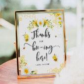 Bedankt dat je hier bent. poster