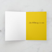 Bedankt dat je in me gelooft, zonnebloemen kaart (Binnen)