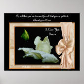 Bedankt dat je mam Rosebud persoonlijke Poster afd (Voorkant)