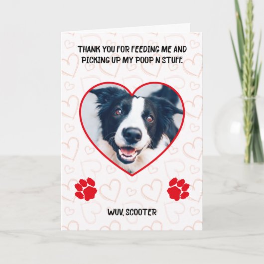 Bedankt dat je me hebt gevoed en mijn poep hebt op kaart (Voorkant)