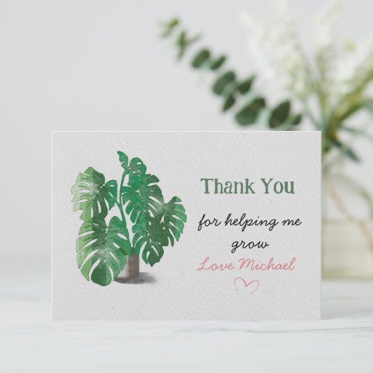 Bedankt dat je me helpt met het kweken van Waterve (Staand voorkant)