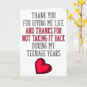 Bedankt dat je me het leven hebt gegeven, Moederda Kaart (Gele Bloem)