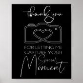 Bedankt dat je me je momenten hebt laten vastlegge poster (Voorkant)