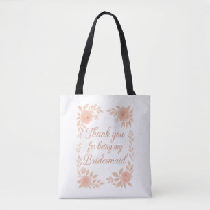 Bedankt dat je mijn bruidsmeisje bent - Bridesmaid Draagtas