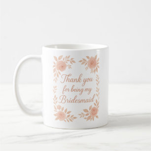 Bedankt dat je mijn bruidsmeisje bent - Bridesmaid Koffiemok