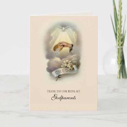 Bedankt dat je mijn godouders Baptisme katholiek b (Voorkant)