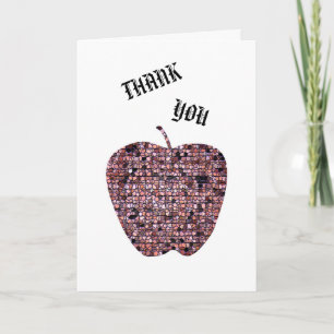 Bedankt dat je mijn leraar Glas in lood Apple bent