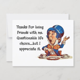 Bedankt dat je mijn vriend bent --- vriendschap briefkaart