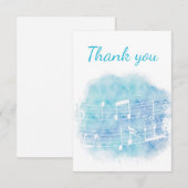 Bedankt dat je Muzieknoten leeg terug bent (Voorkant / Achterkant)