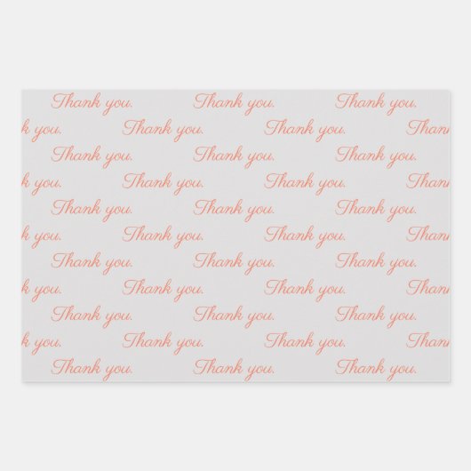 Bedankt dat je papier hebt verpakt inpakpapier vel (Voorkant 3)