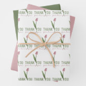 Bedankt dat je papieren bladen hebt samengevoegd inpakpapier vel (In situ)