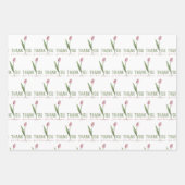 Bedankt dat je papieren bladen hebt samengevoegd inpakpapier vel (Voorkant)